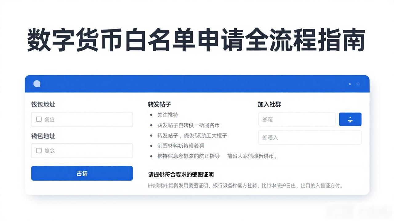 靠谱数字货币项目筛选_数字货币白名单怎么搞_数字货币白名单获取方法